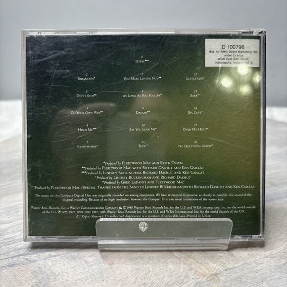 Fleetwood Mac – Greatest Hits CD Classic Rock Stevie Nicks - Picture 2 of 5